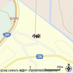 石川県羽咋郡志賀町小室周辺の地図