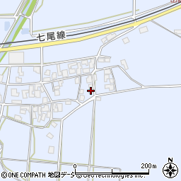 石川県七尾市舟尾町（ル）周辺の地図
