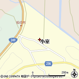 石川県羽咋郡志賀町小室コ周辺の地図