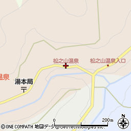 松之山温泉周辺の地図