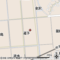 福島県いわき市平中神谷（道下）周辺の地図