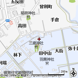 福島県いわき市平鯨岡田中山8周辺の地図