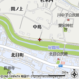 福島県いわき市好間町川中子中島周辺の地図