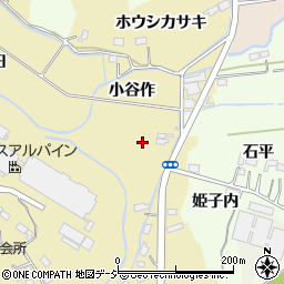 福島県いわき市好間町小谷作小谷作周辺の地図