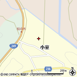 石川県羽咋郡志賀町小室ろ周辺の地図