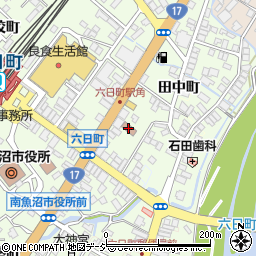 六日町商工会館周辺の地図