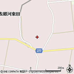 福島県白河市表郷河東田屋敷周辺の地図
