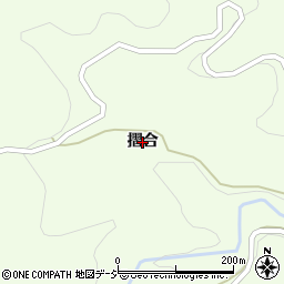 福島県鮫川村（東白川郡）西山（摺合）周辺の地図