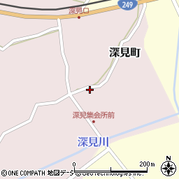 石川県七尾市深見町タ25周辺の地図
