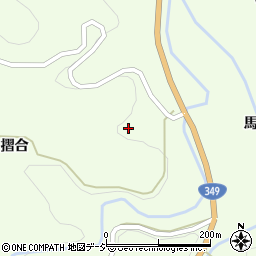 福島県東白川郡鮫川村西山馬生田周辺の地図