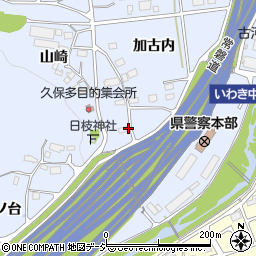 福島県いわき市好間町北好間屋敷前周辺の地図