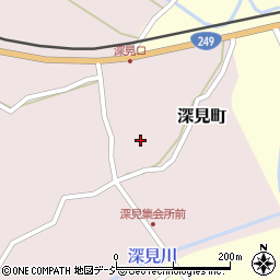 石川県七尾市深見町タ42-1周辺の地図