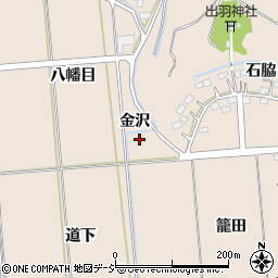 福島県いわき市平中神谷金沢周辺の地図