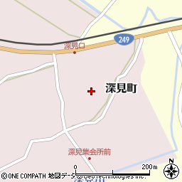 石川県七尾市深見町タ周辺の地図