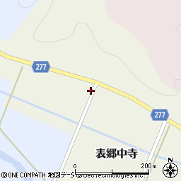 福島県白河市表郷中寺上沢目周辺の地図