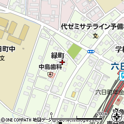 新潟県南魚沼市緑町周辺の地図