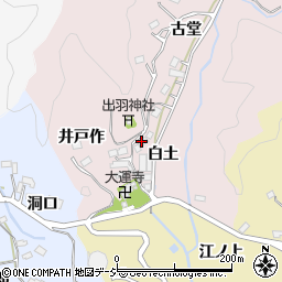 福島県いわき市平大室（白土）周辺の地図