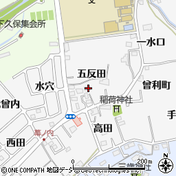 福島県いわき市平幕ノ内五反田周辺の地図