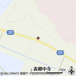 福島県白河市表郷中寺（屋敷）周辺の地図