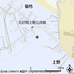 福島県いわき市好間町北好間（上野）周辺の地図