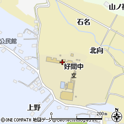 福島県いわき市好間町小谷作竹ノ内周辺の地図