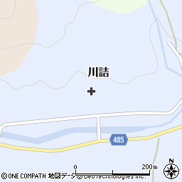 新潟県糸魚川市川詰周辺の地図