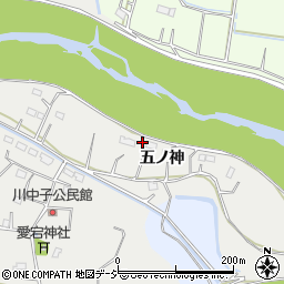 福島県いわき市好間町川中子五ノ神周辺の地図