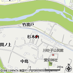 福島県いわき市好間町川中子杉木内周辺の地図