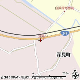石川県七尾市深見町タ4周辺の地図