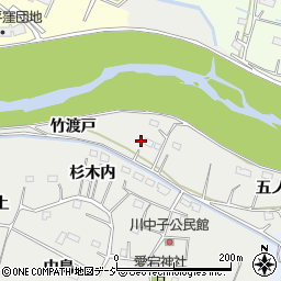 福島県いわき市好間町川中子竹渡戸周辺の地図