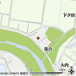 福島県いわき市好間町川中子落合周辺の地図