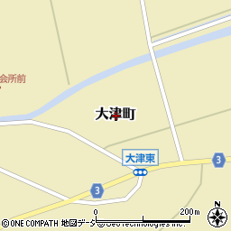 石川県七尾市大津町周辺の地図