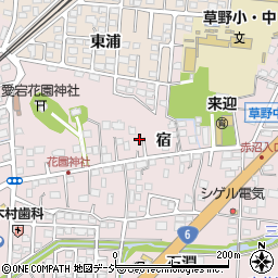 福島県いわき市平下神谷宿周辺の地図
