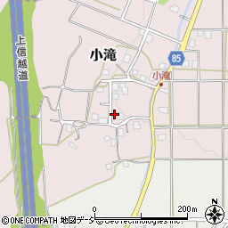 新潟県上越市小滝423周辺の地図