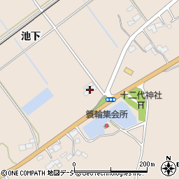 福島県石川郡浅川町簑輪池下周辺の地図