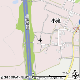 新潟県上越市小滝周辺の地図