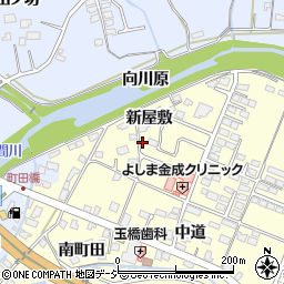 福島県いわき市好間町上好間新屋敷周辺の地図