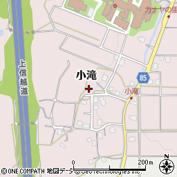 新潟県上越市小滝998周辺の地図
