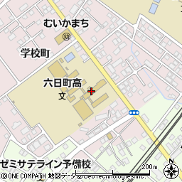 新潟県立六日町高等学校　進路指導室周辺の地図