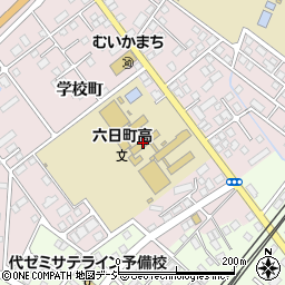 新潟県立六日町高等学校周辺の地図