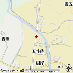 福島県浅川町（石川郡）中里周辺の地図