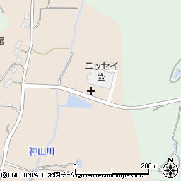 福島県浅川町（石川郡）袖山（梵天山）周辺の地図