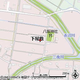 福島県いわき市平下神谷下屋敷周辺の地図