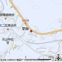 福島県いわき市好間町北好間堂田周辺の地図