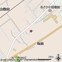 福島県石川郡浅川町簑輪坂前周辺の地図