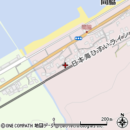 新潟県糸魚川市間脇1587周辺の地図