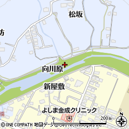福島県いわき市好間町上好間向川原周辺の地図