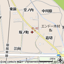 福島県いわき市好間町愛谷（塚ノ町）周辺の地図