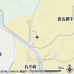 福島県浅川町（石川郡）中里（雲五郎下）周辺の地図
