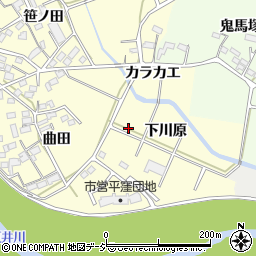 福島県いわき市平下平窪下川原周辺の地図